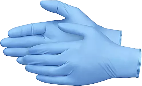 Blue Powder-Free Nitrile Gloves - 2XL