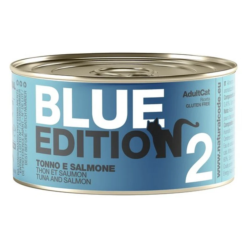 Lattine Natural Code Special Edition Tonno e Salmone Alimento Umido per Gatti Adulti 85g