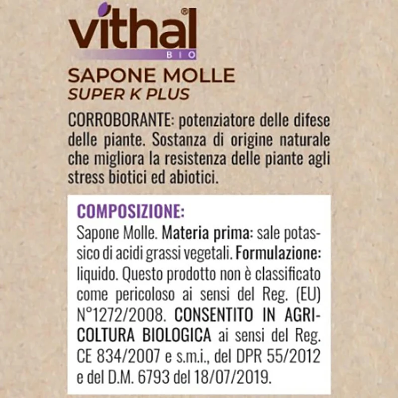 Sapone molle super K Plus 250g Vithal Bio