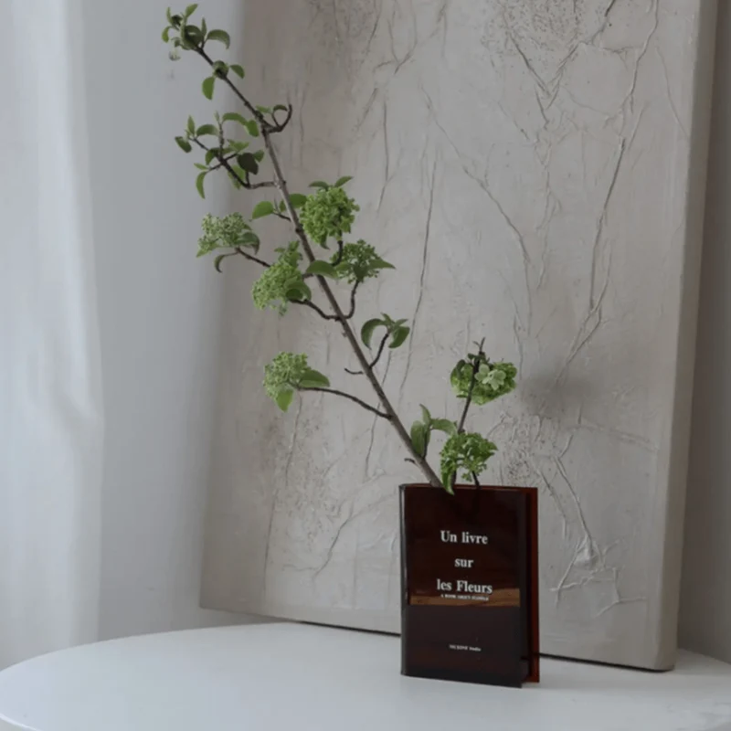 Vase Transparent - Déco Maison - Élégant & Polyvalent