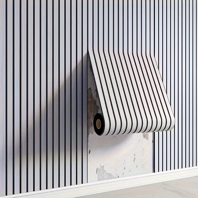 Panneaux Muraux 3D Bois - Autocollants Réalistes