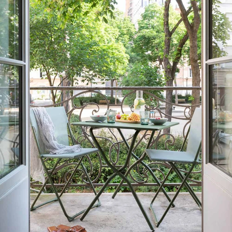 Tavolo Lafuma Balcony Colorblock 70x64cm Verde Moss LFM5357.9874