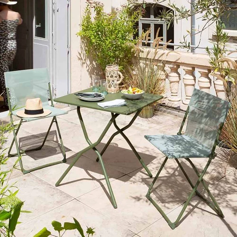 Tavolo Lafuma balcony II colorblock Moss 70x64cm LFM5168.9876