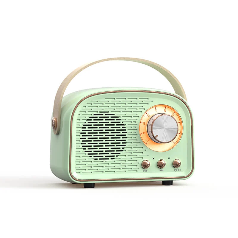 Enceinte Bluetooth Vintage - Son Retro, Radio FM