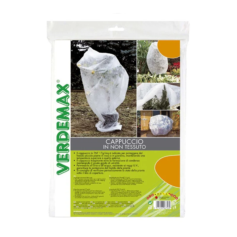 Cappuccio in TNT 1x1,6 m 3pz Verdemax V006756