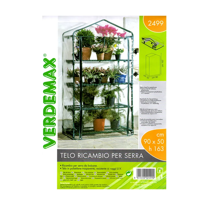 Telo ricambio serra a 4 ripiani Azalea BIG Verdemax V002499