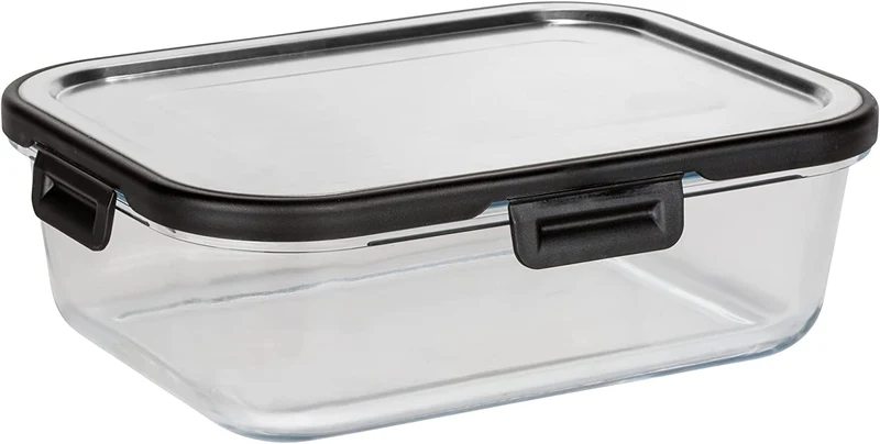 CONTENITORE PER ALIMENTI IN VETRO 1,5 L COPERCHIO IN ACCIAIO INOX