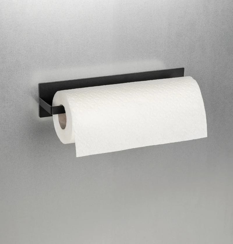 PORTAROTOLO DA CUCINA MAGNETICO NERO