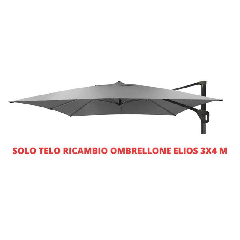 RICAMBIO TELO NOVASUN PER OMBRELLONE ELIOS ORIENTABILE/RETRATTILE 3X4 M GRIGIO CHIARO