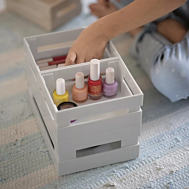 CASSETTA S TIDY&STORE GRIGIA 15,3 X 11,2 X 7 CM