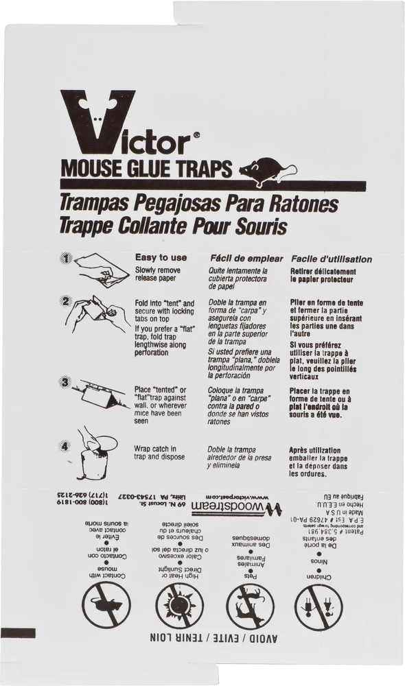 Victor Holdfast M320 Mouse Glue Boards - 72 Traps