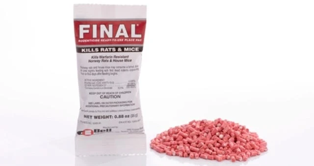 Final Rodenticide Place Pacs - 291 x 0.88 oz (25 grams) Packets