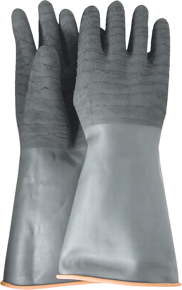 Latex Rubber Grip Gloves - Large