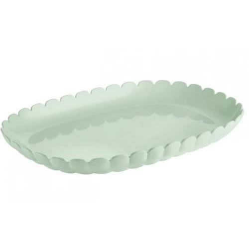 VASSOIO DA PORTATA GRANDE L TIFFANY VERDE MALVA 45CM