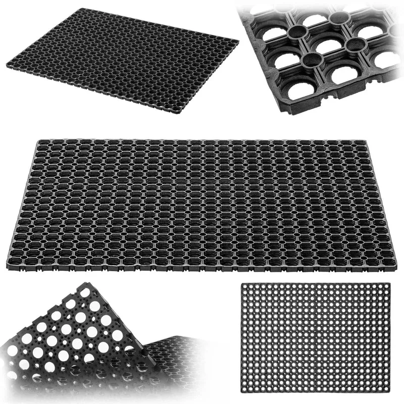 Zerbino d'ingresso KADAX, tappetino universale per scarpe, 100x75 cm, gomma