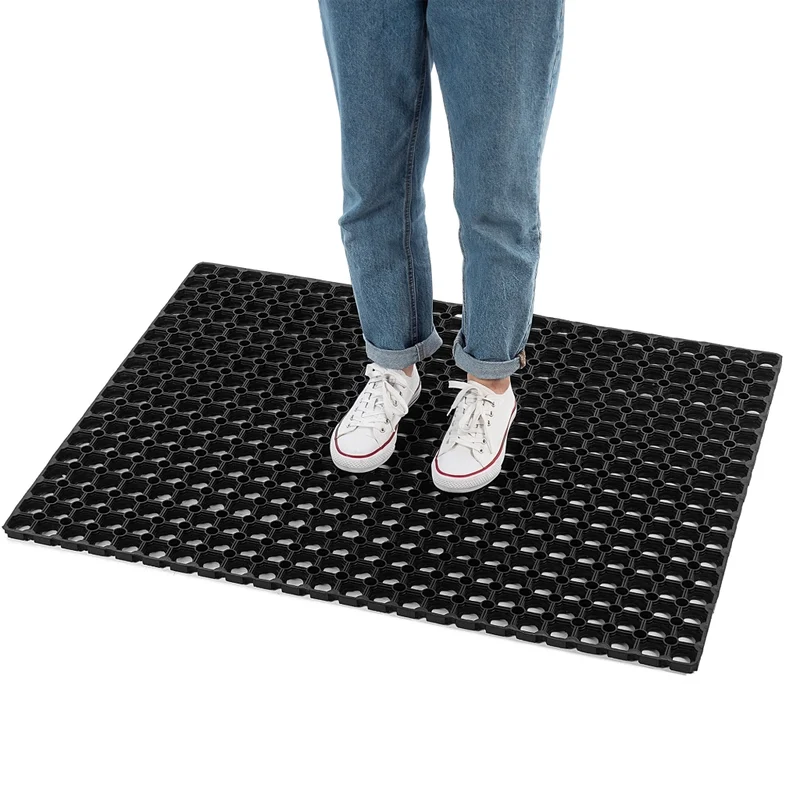 Zerbino d'ingresso KADAX, tappetino universale per scarpe, 100x75 cm, gomma