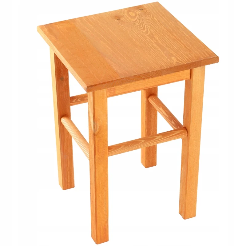 Sgabello da cucina in legno KADAX, 43,5 cm, in legno massello di ontano.