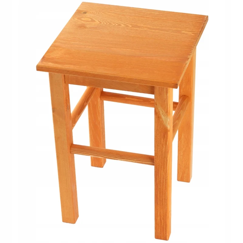 Sgabello da cucina in legno KADAX, 43,5 cm, in legno massello di ontano.