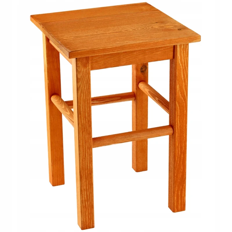 Sgabello da cucina in legno KADAX, 43,5 cm, in legno massello di ontano.