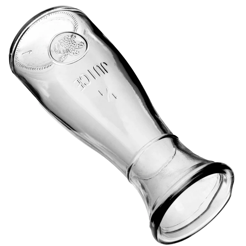 Caraffa in vetro KADAX da 1 litro per succhi di frutta, vino, limonata e bevande fredde.