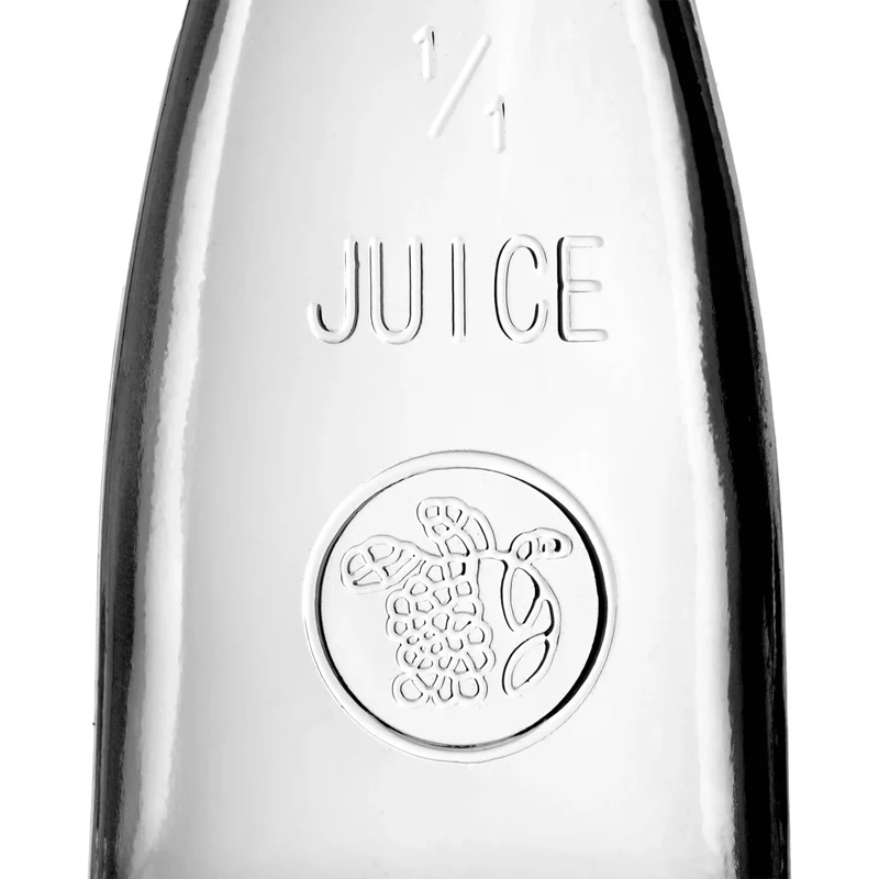 Caraffa in vetro KADAX da 1 litro per succhi di frutta, vino, limonata e bevande fredde.