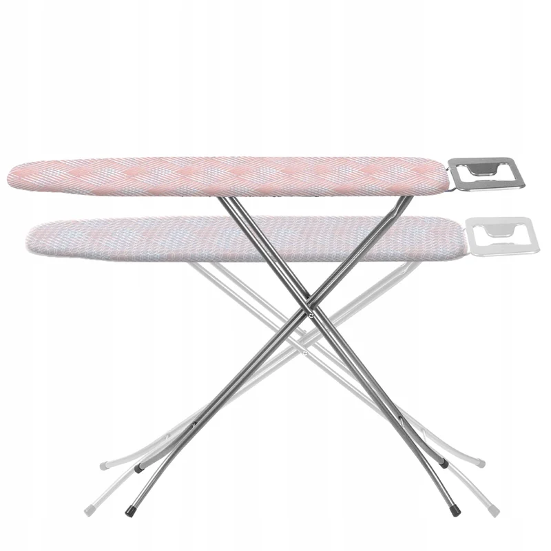 Asse da stiro standard KADAX, grande, 110x30 cm, pieghevole, con supporto per ferro da stiro.