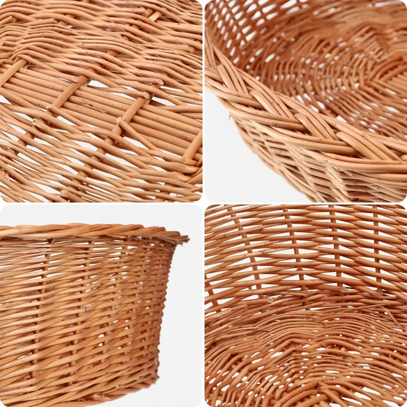Cuccia per cani e gatti KADAX in vimini naturale, grande, ecologica, 85 cm di lunghezza
