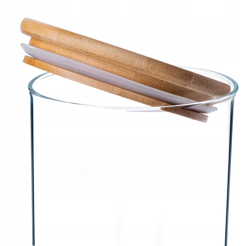 Set di 5 contenitori per alimenti in vetro KADAX, ermetici, ideali per la pasta.