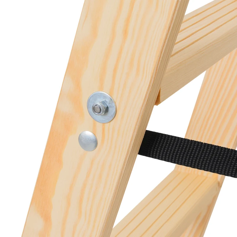 Scala da pittore in legno KADAX, 7 gradini, pieghevole, a doppia faccia