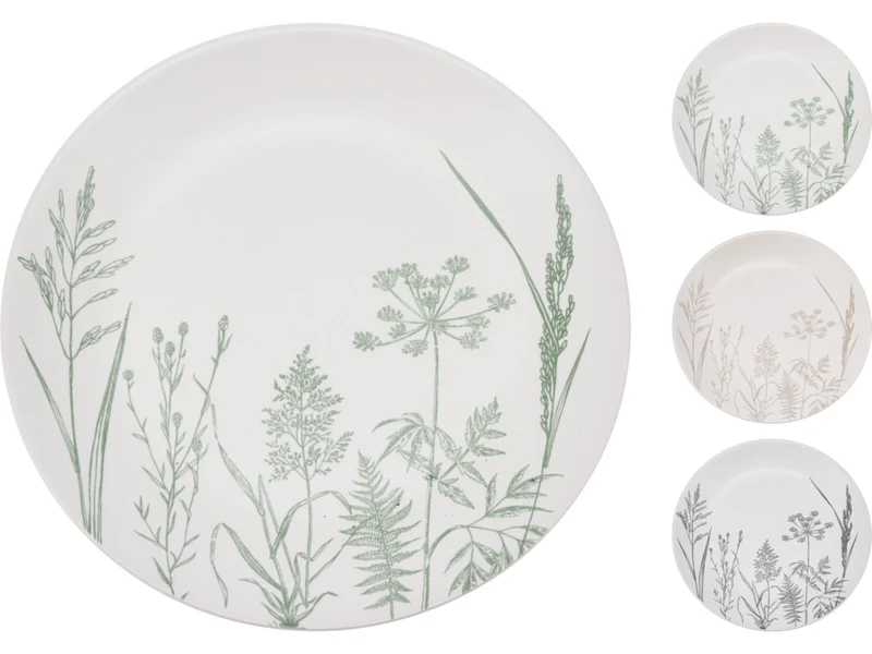 Piatto di ceramica 19cm con vari asosortimenti