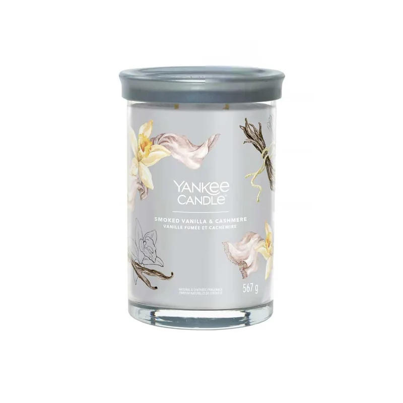 CANDELA TUMBLER GRANDE SMOKED VANILLA & CASHMERE