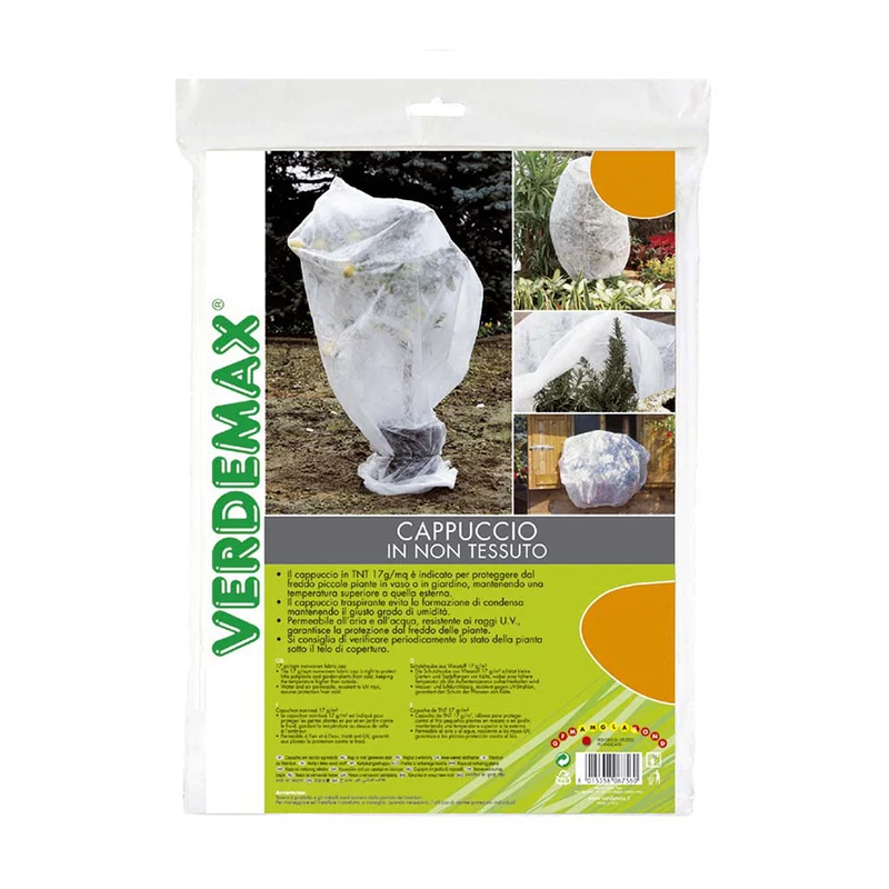 Cappuccio in TNT 1x1,6m 3PZ Verdemax V005815