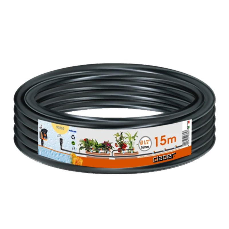 Tubo collettore 1/2"per impianti irrigazione 15 mt Claber