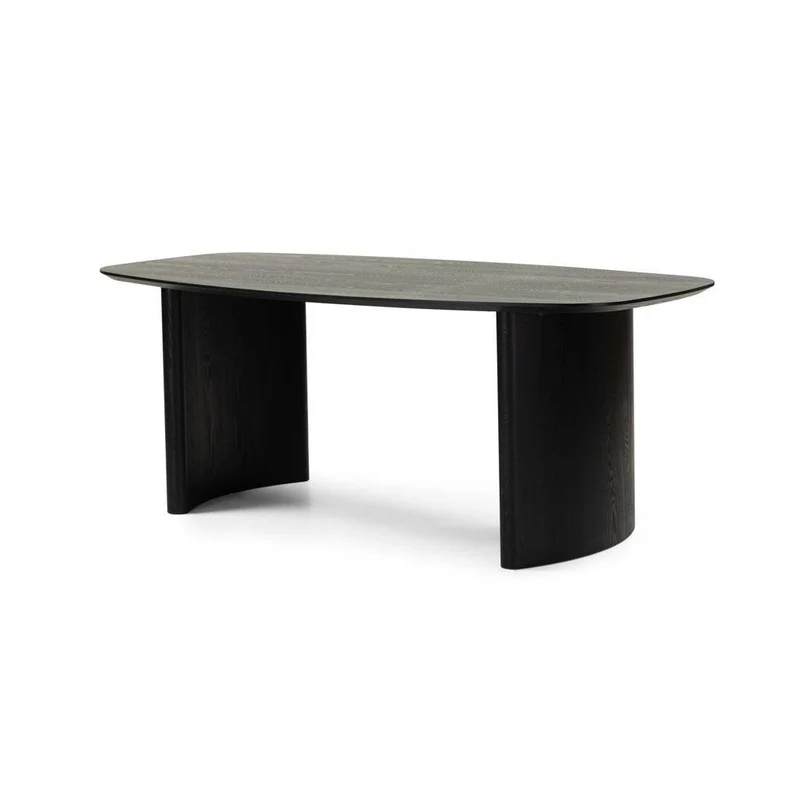 Tavolo da pranzo MARIS 200 cm, ovale, impiallacciatura frassino