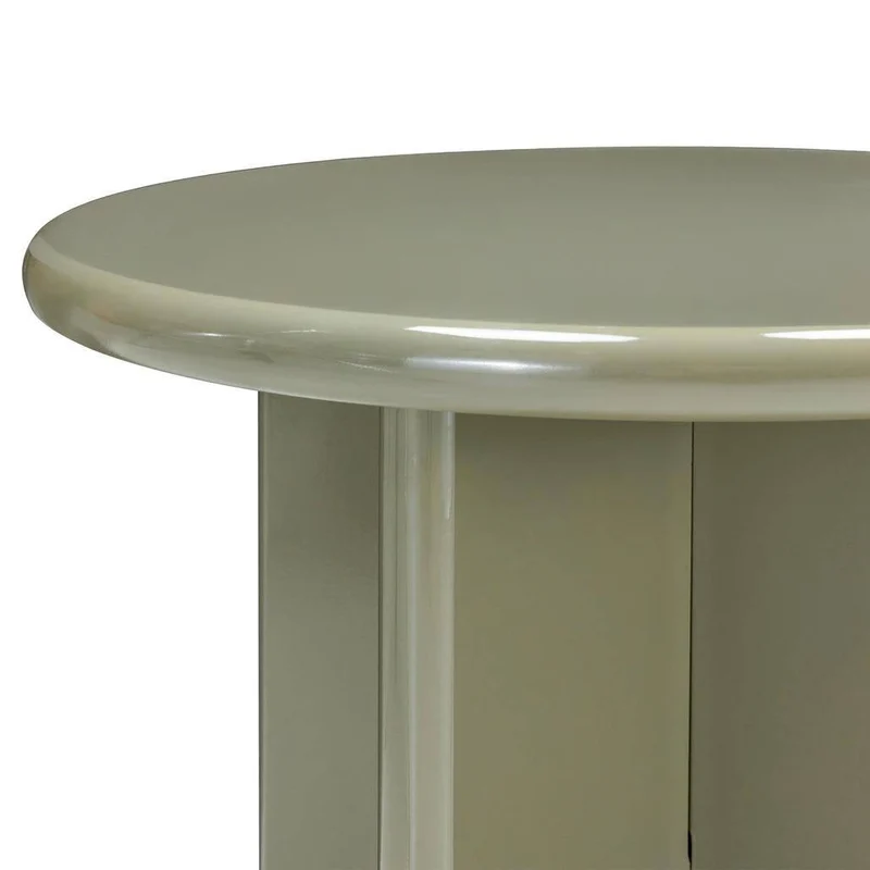 Tavolino da caffè MELI 50 cm, oliva, finitura lucida