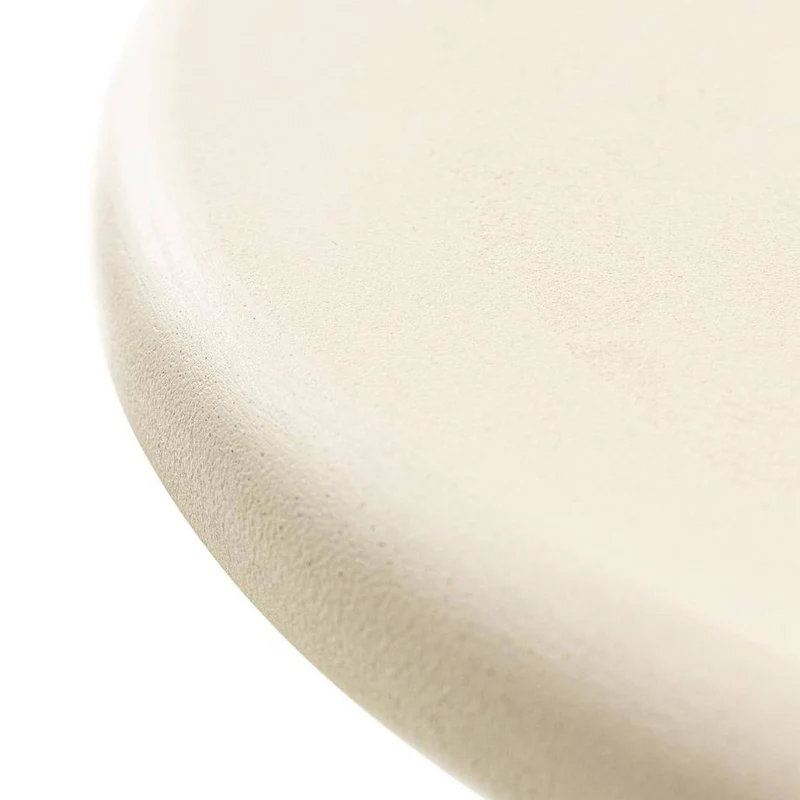 Tavolino da caffè MESTRE 60 cm, rotondo, beige, microcemento