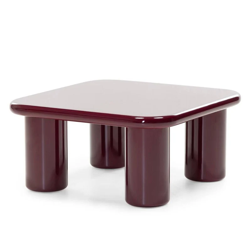 Tavolino da Caffè MURIEN 70 cm, Borgogna/Ciliegia