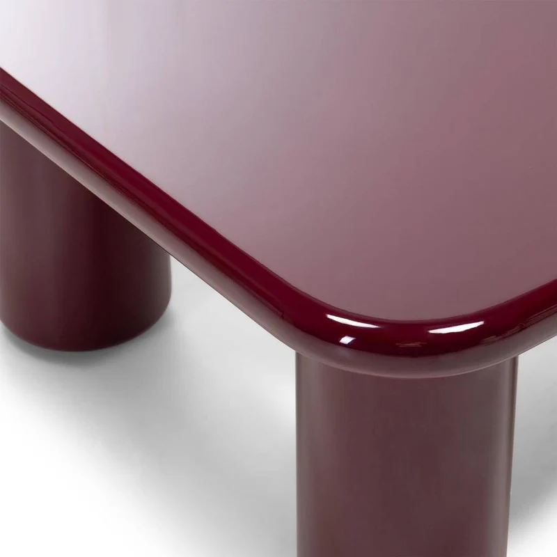 Tavolino da Caffè MURIEN 70 cm, Borgogna/Ciliegia