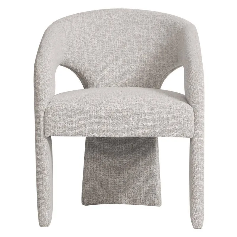 Sedia imbottita NAURINE, beige e crema
