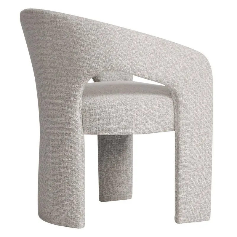 Sedia imbottita NAURINE, beige e crema