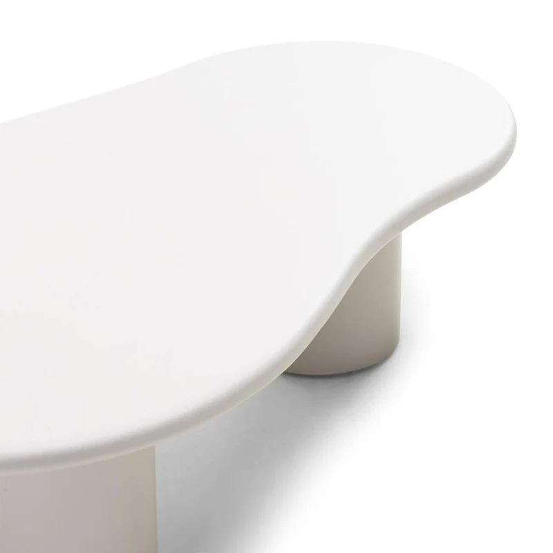 Tavolino NUBE grigio-beige forme arrotondate