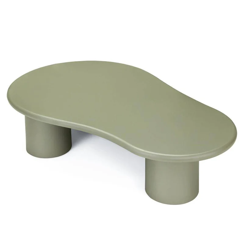 Tavolino da caffè NUBE, verde oliva opaco