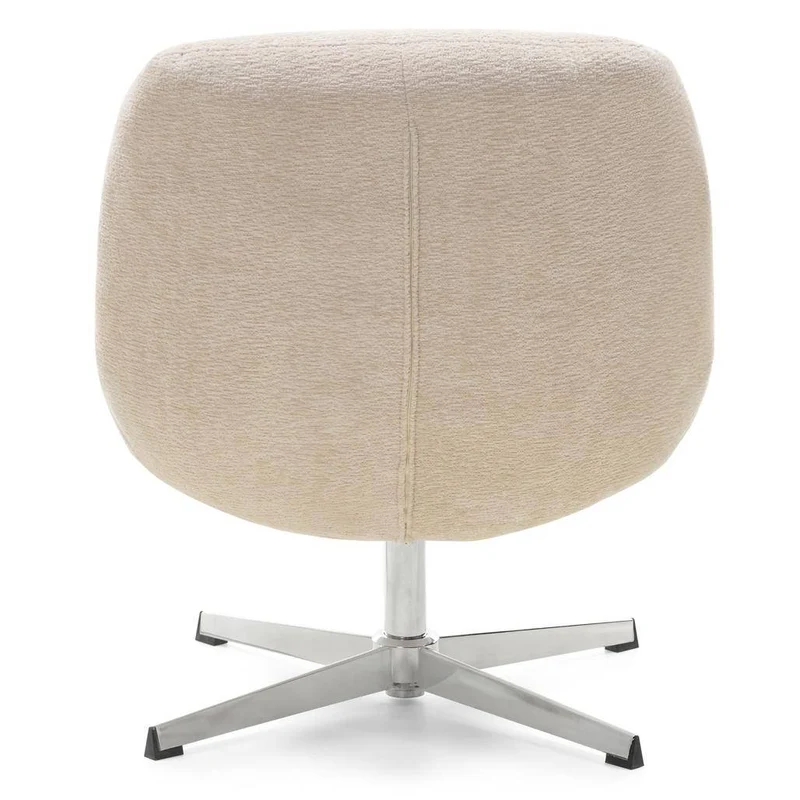 Poltrona girevole RENO, beige