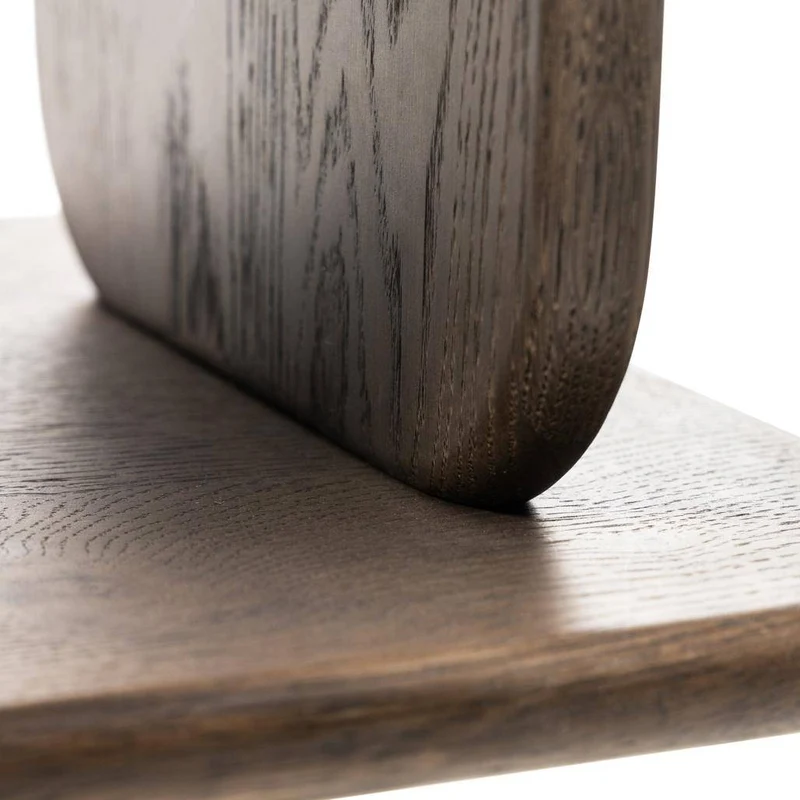 Scaffale arrotondato SALA, marrone espresso
