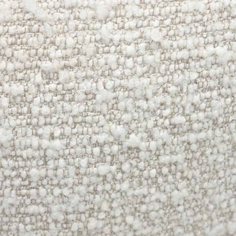 Sedia imbottita SAMMA, beige e grigio, bouclé