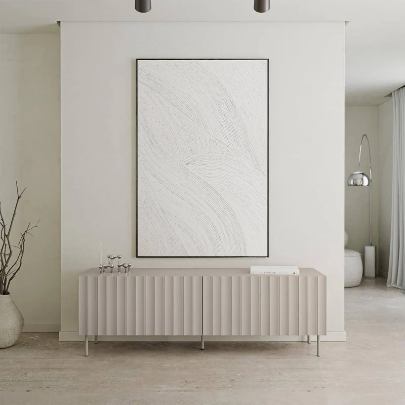 Mobile TV TIRAMI Grigio-Beige Rigato