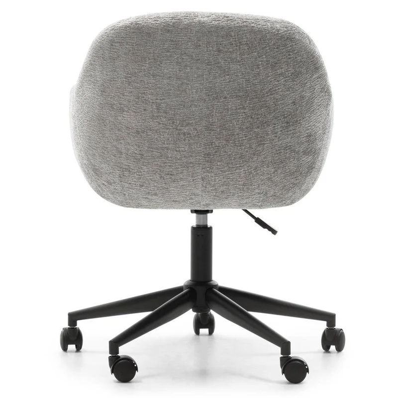 Sedia girevole WEWORK grigio chiaro con forme arrotondate