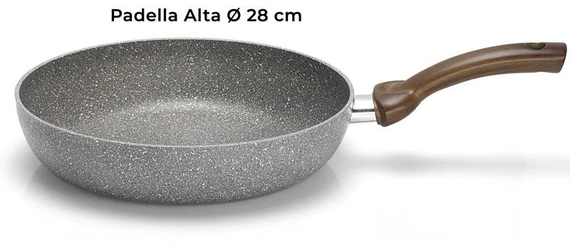 Batteria di Pentole 12 Pezzi in Alluminio Antiaderente Olympia Woody