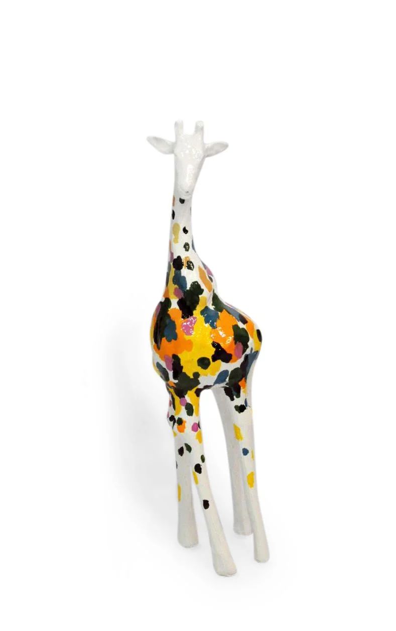 Giraffa Decorativa Multicolor in Poliresina Pretty Decor 4