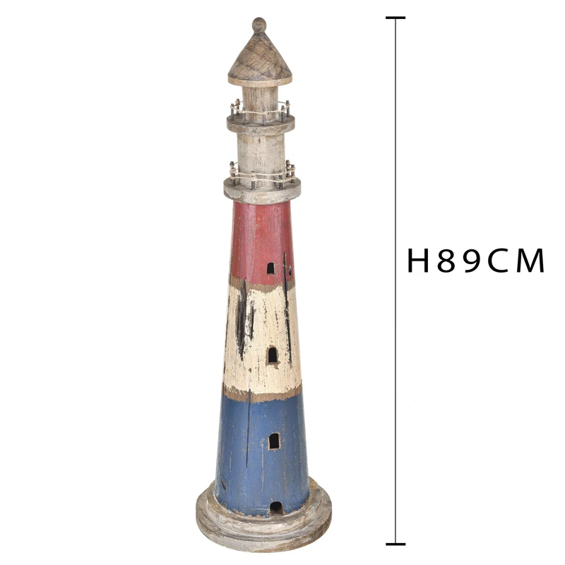 Modellino Faro Legno H 89 cm